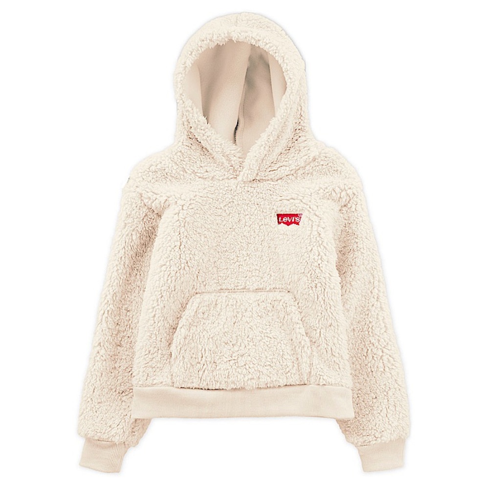 Levi’s Girls Sherpa Teddy Hoodie Kids Size S / M